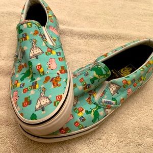‘Toy Story’ blue slip-on Vans